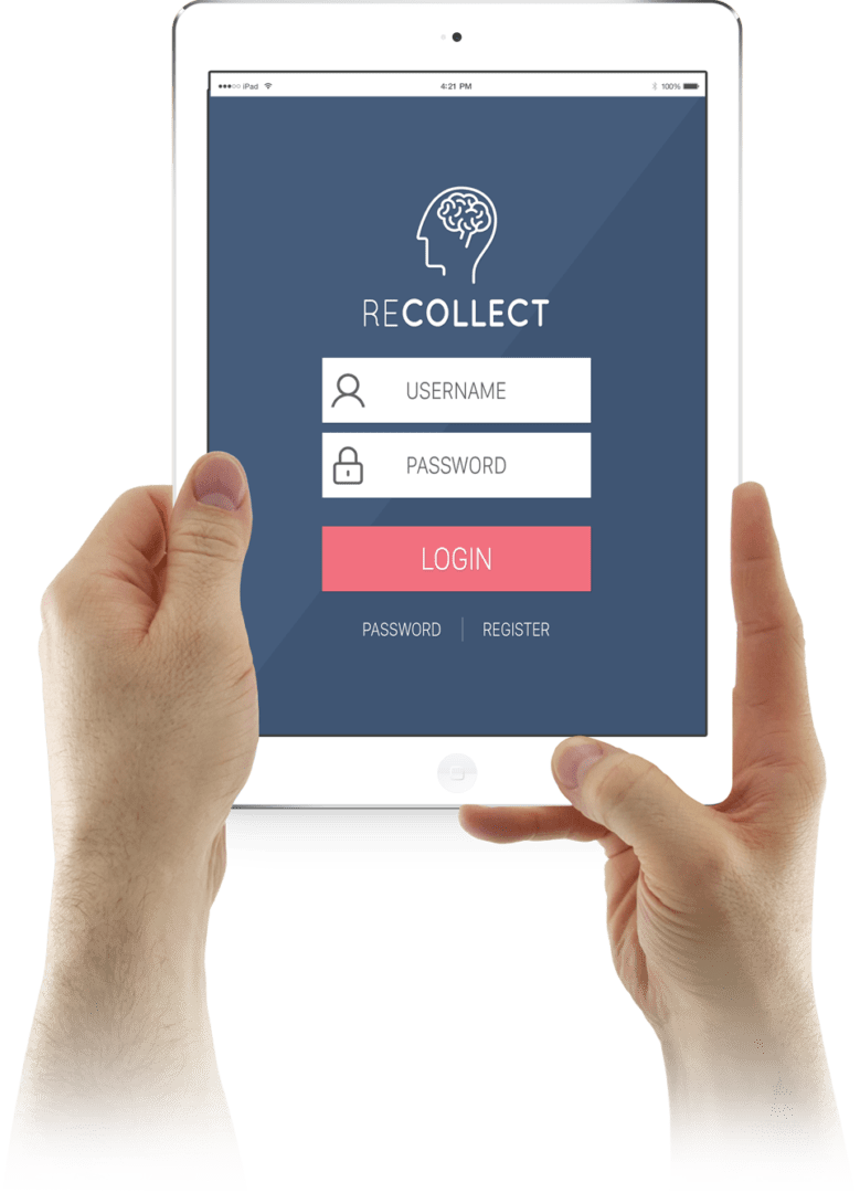 recollect-login-screen